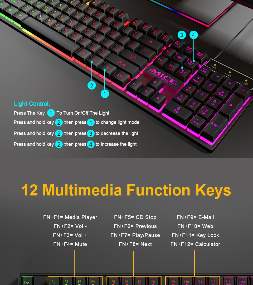 Gaming RGB Keyboard Gaming RGB Keyboard