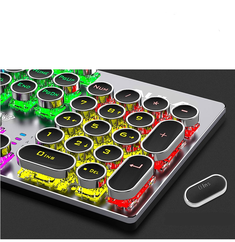 Steampunk Style Mechanical Gaming Keyboard