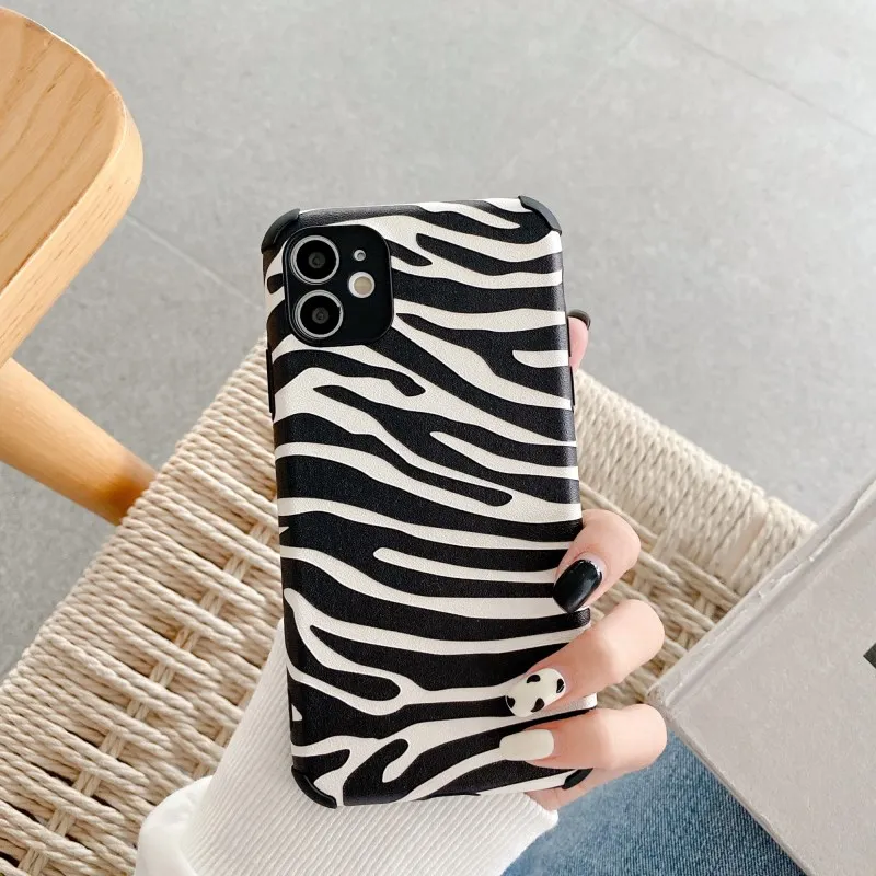Women's Zebra Patterned Phone Case for iPhone