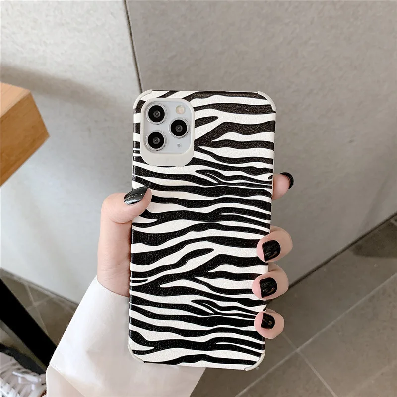 Women's Zebra Patterned Phone Case for iPhone
