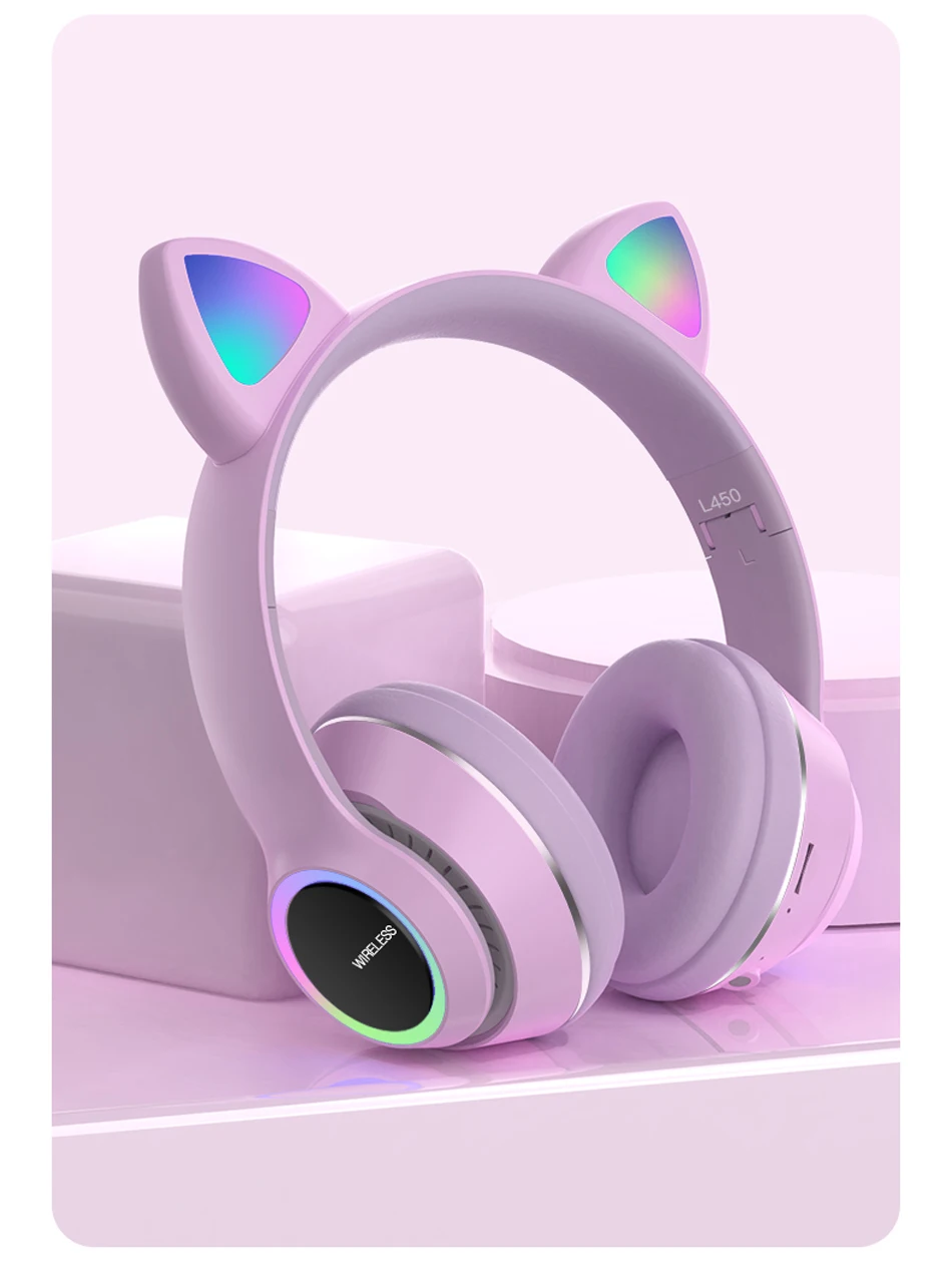 Cute Cat Ear Bluetooth Headset Cute Cat Ear Bluetooth Headset