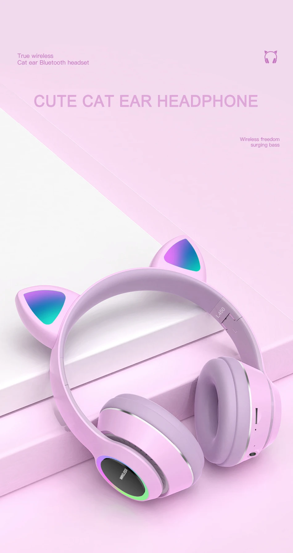Cute Cat Ear Bluetooth Headset Cute Cat Ear Bluetooth Headset