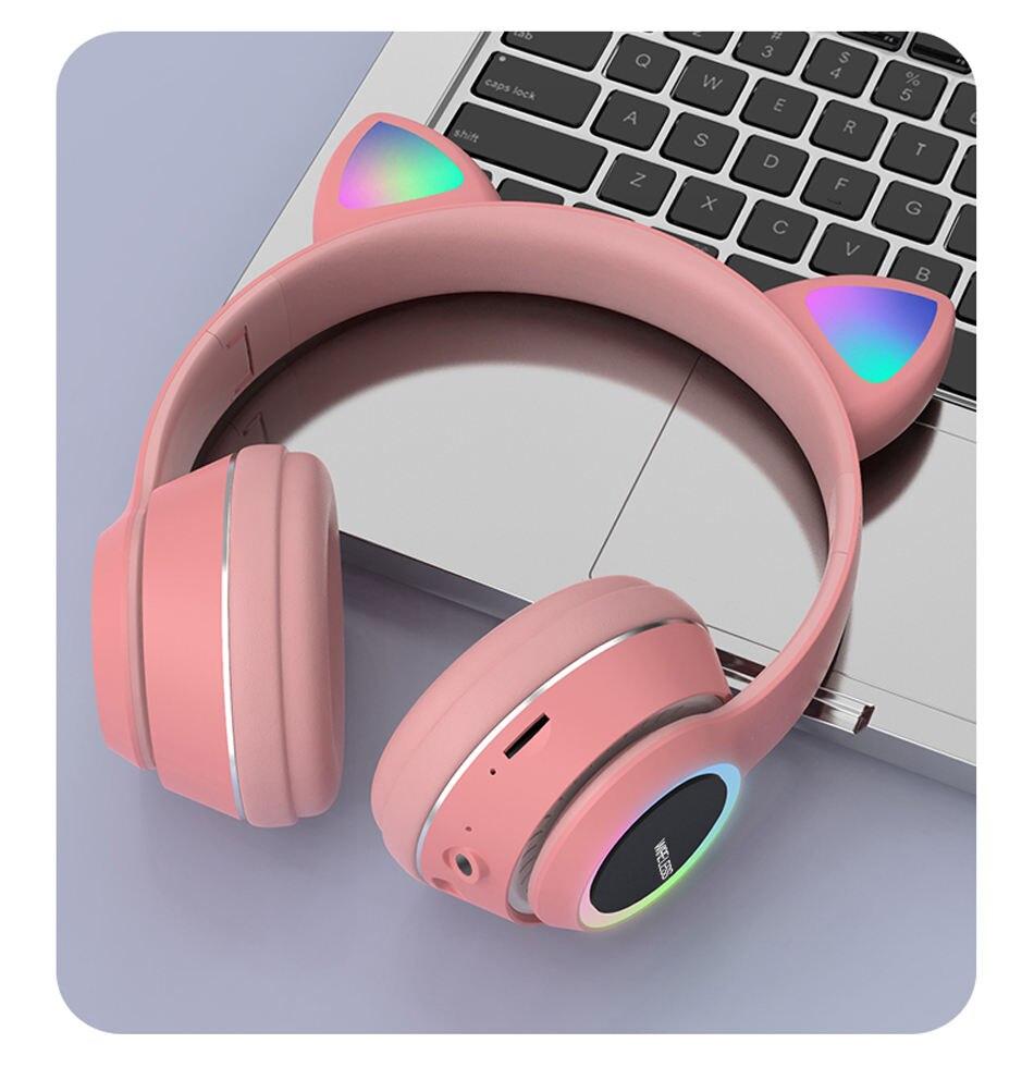 Cute Cat Ear Bluetooth Headset Cute Cat Ear Bluetooth Headset
