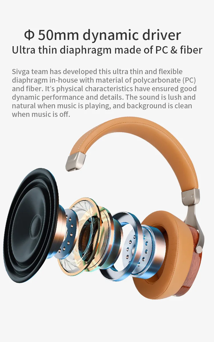 Over-ear Wood Headphones